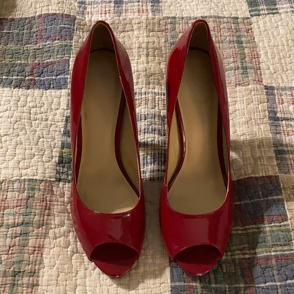 Nine West open toe heels